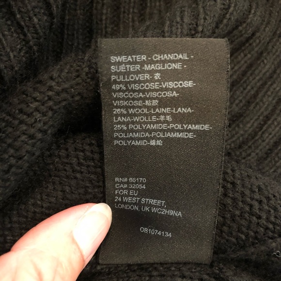 Anthropologie Blair Turtleneck Sweater, Black - Picture 6 of 7